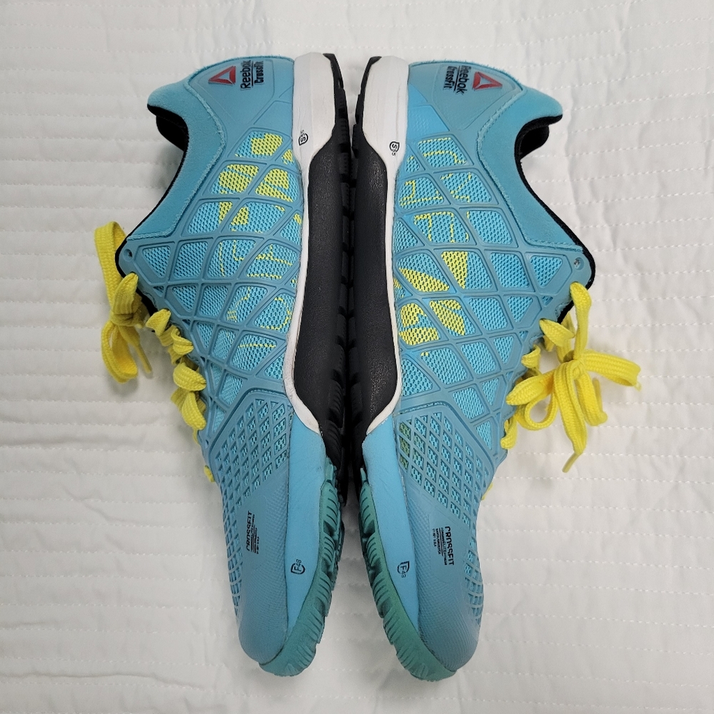Reebok CrossFit Nano 4.0 Blue and yellow women's size 9 - Picture 3 of 6
